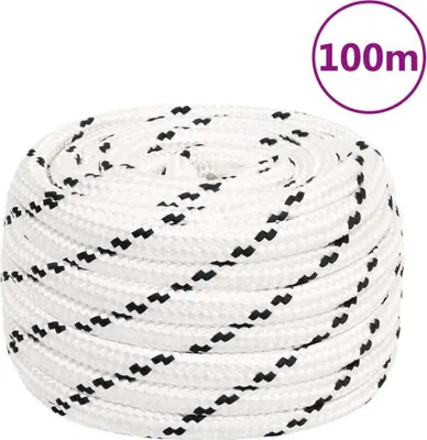 Obrázek produktu pro Pracovní lano bílé 16 mm 100 m polyester