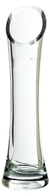 Glasvase transparent lila 5x5x20 cm