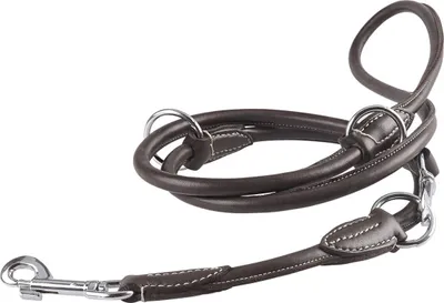 Produktbild von Knuffelwuff 14047-001, Hund, Standardleine, Braun, Kabel/Schnur, Einfarbig, Leder