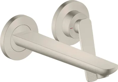 Produktbild von hansgrohe AXOR Citterio C Einhebel-Waschtischmischer Unterputzmodell für Wandmontage, Auslauf 195mm, Cubic cut, 49111800