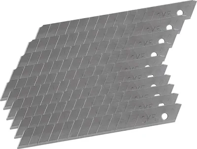 Produktbild von Kestek Cuttermesser Abbrechklingen / Teppichmesser Ersatz Klingen, 9 mm, SK5, 10 Stück