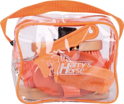 Immagine prodotto di Set mini per la cura del cavallo Harry's Horse Arancione  Arancione Taglia unica