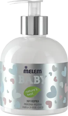 Obrázok produktu pre Baby Bath 3 v 1 300 ml – jemný detský kúpeľ pre telo, vlasy a tvár