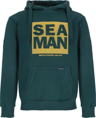 Produktbild von Salzhaut Herren Hoodie HEFF mit Kordelzug mit SEAMAN Print - Pullover mit Kapuze und Eingriffstaschen in Dragonfly Größe L
