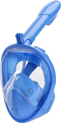 Image de Masque de snorkeling Destiny, intégral, pour enfants, 4+, XS, bleu