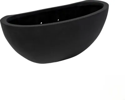 Produktbild von Pottery Pots Blumentopf Hängetopf Dorant Schwarz L 43 x B 17,5 x H 16,5 cm