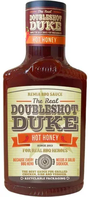 Image de Remia Doubleshot Duke Hot Honey 450g – Sauce au miel épicée avec une touche épicée