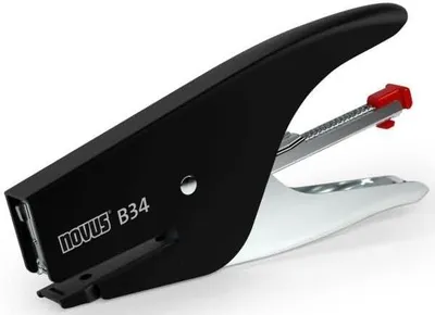 Produktbild von Novus Heftzange B 34, bis 15 Blatt schwarz, Heftklammerntyp 7/45