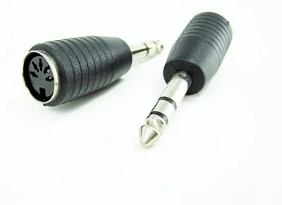 Produktbild von Vitalco DIP15 Adapter: DIN Buchse auf Klinke 6,3mm