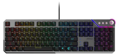 Zdjęcie produktu dla MSI STRIKE 600, Przewodowa, USB, Mechaniczna, QWERTY, RGB LED, Czarny