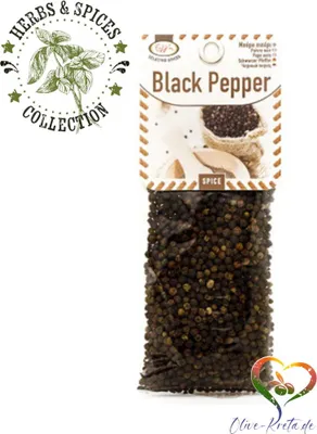 Produktbild von ELLIE 14602 Schwarze Pfefferkörner 70g von Kreta