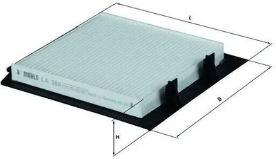 Produktbild von MAHLE Innenraumfilter LA 288 Pollenfilter für LAND ROVER Range Rover II (P38A)