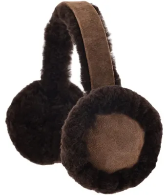 Produktbild von Snugrugs Ohrenschützer aus Schaffell für Damen, mit Geschenkbox, Braun