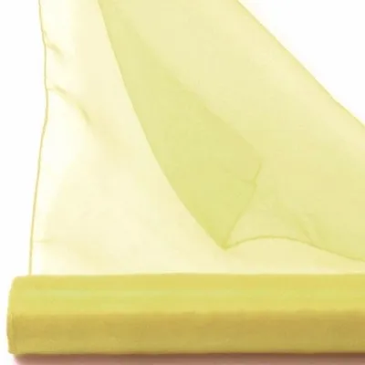 Produktbild von 1 Rolle ORGANZA, Dekostoff, Tischläufer 40cm/3m Hellgrün