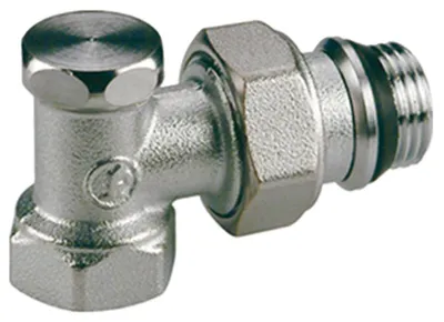 Image de Coude de réglage radiateur chrome 1/2'' - GIACOMINI - R16X033