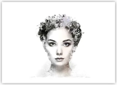 Produktbild von Poster - Poster ohne Rahmen - Schön Frau Gesicht - 70x50 cm - Wand Bild - Wanddeko - Wandbilder - Kunstposter - Wandposter - Bilder - Kunstdruck - Wanddekoration - Wandbild - P2XAA70x50-4949
