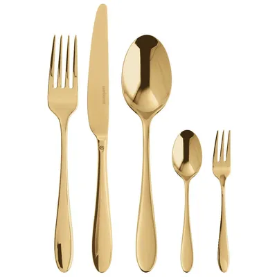 Obrázok produktu pre Príbory Sambonet Velvet z nerezovej ocele/PVD Gold 30 ks. S0196-S00017-S1896 52712GN1