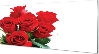 Produktbild von Glasbilder 125x50 Wandkunst Rosenstrauß