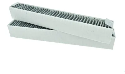 Produktbild von AllSpares Aktivkohlefilter (x2) für Dunstabzugshauben geeignet für Miele DKF30-P / 11662790 (353x43x50mm)