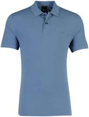 Produktbild von Poloshirt BOSS Pallas blau piqué