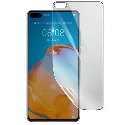 Immagine prodotto di 3mk, protezione dello schermo in idrogel resistente agli urti e ai graffi per Huawei P40, trasparente
