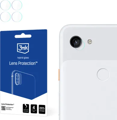 Produktbild von 3mk Hybridglas Lens Protection für Google Pixel 3a XL Kamera Objektiv Kameralinse 0,16mm 6H (4 Stück)