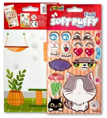 Image de Autocollants en relief « Fun with Kitty » - Penmate