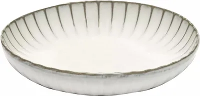 Image de SERAX Assiette Inku bord haut M Inku White, ø : 230 mm