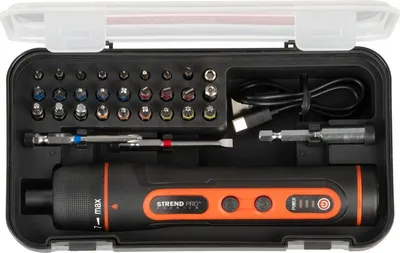 Zdjęcie produktu dla Wkrętarka Strend Pro P09E2151 3,6 V, akumulatorowa, zestaw w futerale