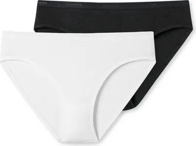 Produktbild von Schiesser Schüler Mädchen 2PACK Slips PAK schwarz 140