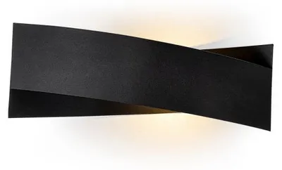 Image de Applique murale Lampe Métal Noir L 31 cm 1 lumière G9 8 W IP20 Moderne