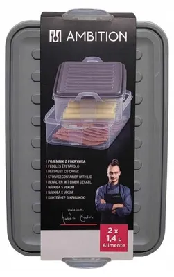 Produktbild von Ambition Alimente Aufbewahrungsdosen mit Deckel Grau
