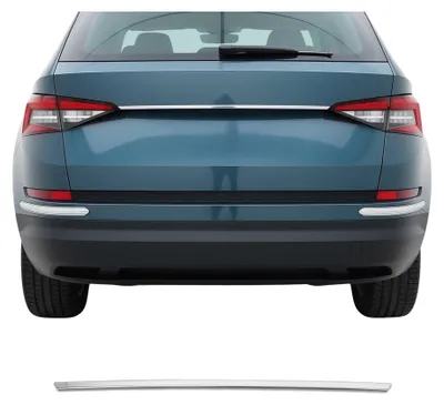Image de Garniture de Hayon Coffre pour Skoda Kodiaq 2017-2021 acier inox, Image générée par une IA