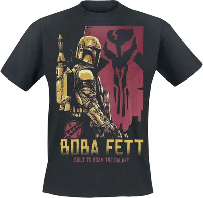 Produktbild von Star Wars T-Shirt Herren The Book Of Boba Fett - Roam The Galaxy schwarz XXL