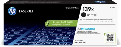 Produktbild von HP 139X      Schwarz     LaserJet    Tonerpatrone