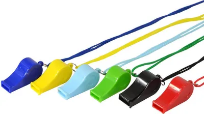 Image de Sifflet en plastique jeu de 12 pièces enero