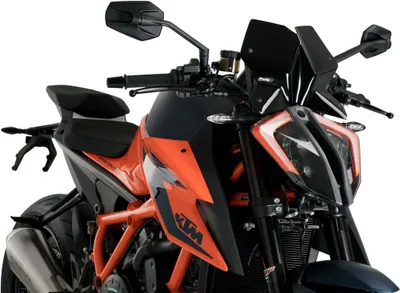 Immagine prodotto di Cupolino PUIG naked sport nero omologato ABE per Ktm