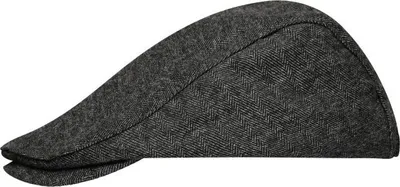 Produktbild von Flache Mütze mit verdeckt genähtem Schild dark-grey/black, Gr. one size