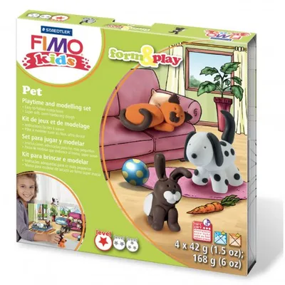 Obrázek produktu pro Sada FIMO® 8034 kids form&play "Pet" Mazlíčci