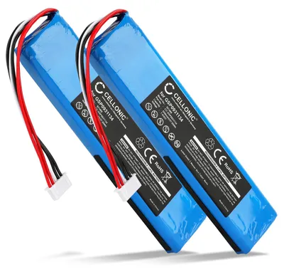 Produktbild von CELLONIC 2x Akku für Lautsprecher Kompatibel mit JBL Xtreme 1, GSP0931134 - (5000mAh, 7.4V)