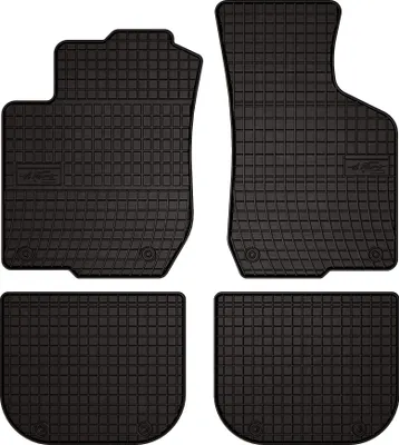 Obrázok produktu pre Gumové autorohože na mieru pre: Audi A3 8L (1996-2001, hatchback) černé, sada 4 ks, s úchyty