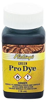 Produktbild von Fiebings Profi Lederfarbe auf Alkoholbasis Grün 118ml