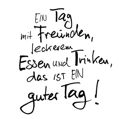 Produktbild von 20 Servietten "Guter Tag" / Größe: 33x33cm
