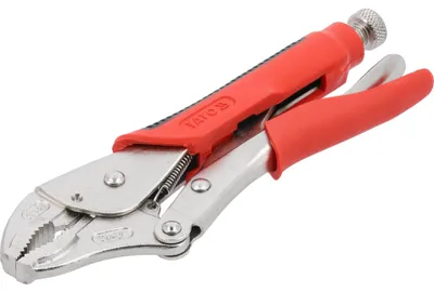 Produktbild von Yato YT-2153, Gripzange, Chrom-Vanadium-Stahl, Thermoplastischer Gummi (TPR), Schwarz, Rot, 240 mm
