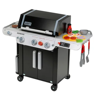 Produktbild von Theo Klein 9445 Weber Grill Genesis aus Holz
