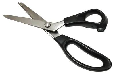 Produktbild von Nähschere, professionelle Schneiderschere, Hobbyschere, Edelstahlschere, Büroschere, 7 mm, schwarz