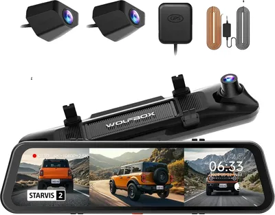 Zdjęcie produktu dla Kamera samochodowa, Rozdzielczość 4K, System wieloobiektywowy, Z zestawem okablowania, Darmowy 256G TF