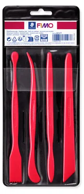 Produktbild von STAEDTLER FIMO 8711 Modellierwerkzeuge Etui mit 4 verschiedenen Modellierwerkzeugen