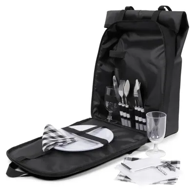 Produktbild von Norlander Picknick-Rucksack – Schwarz – 31 x 18 x 31 cm