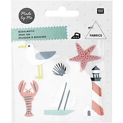 Obrázok produktu pre Made by Me | Sada nažehľovacích motívov Maritime 6 kusov